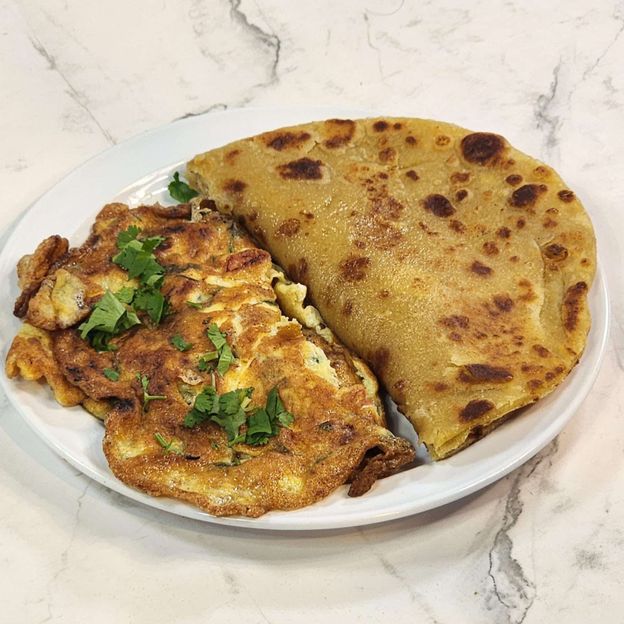 Best 2 Egg Omelette with Paratha in Longwood, FL