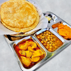 Halwa Puri,Allu Bhaji,Lahori Chana