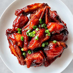 Best Chicken Wings with Garlic Sauce 鱼香鸡翅 in Virginia Beach, VA
