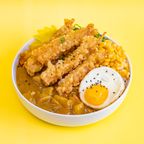 Best Japanese Curry Shrimp Tempura Rice Bowl 咖喱天妇罗饭 in Brooklyn, NY