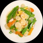 Best Rainbow Prawns and Scallop五彩干贝虾 in Concord, CA